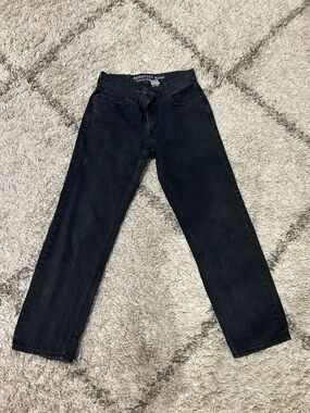 Riders by Lee Men’s Black Straight Jeans